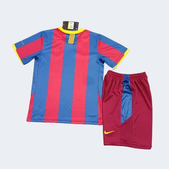 Barcelona Retro Kits 10/11 Home Kids Kits - 图片 2