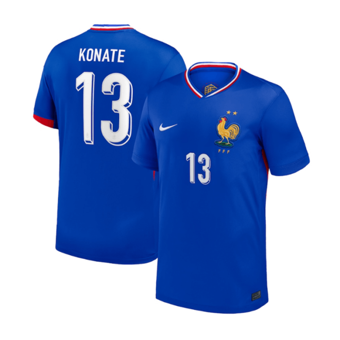 France 2024 Euro Cup Home Shirt with KONATE