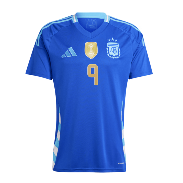 Argentina 2024 Copa America Away Shirt with J.ALVAREZ - 图片 2