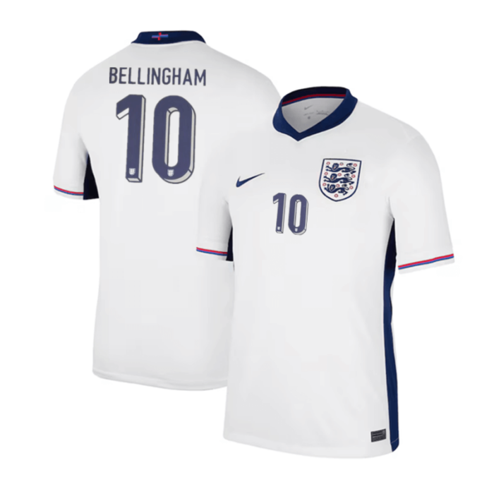 England 2024 Euro Cup Home Shirt with Bellingham