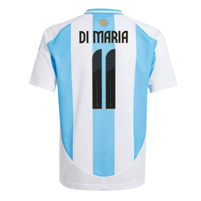 Argentina 2024 Copa America Home Shirt with DI MARIA - 图片 3
