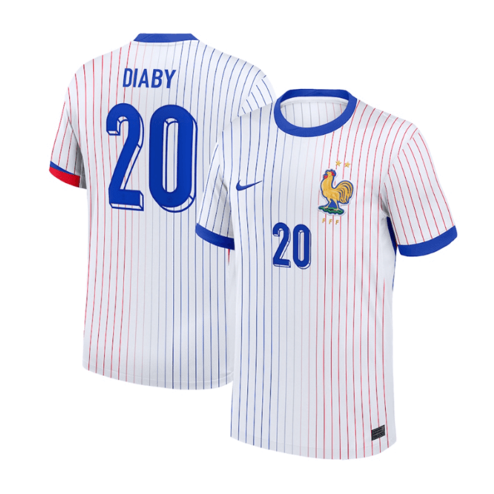 France 2024 Euro Cup Away Shirt with DIABY