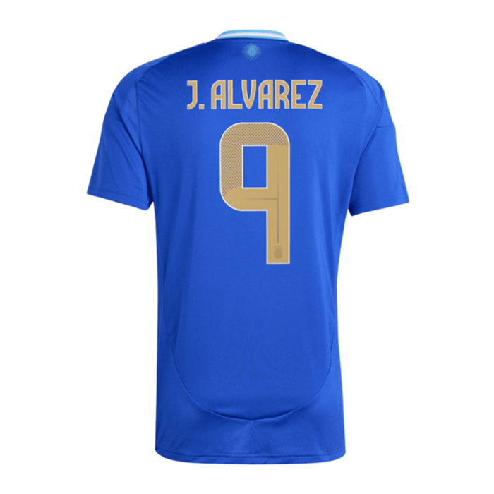 Argentina 2024 Copa America Away Shirt with J.ALVAREZ - 图片 3