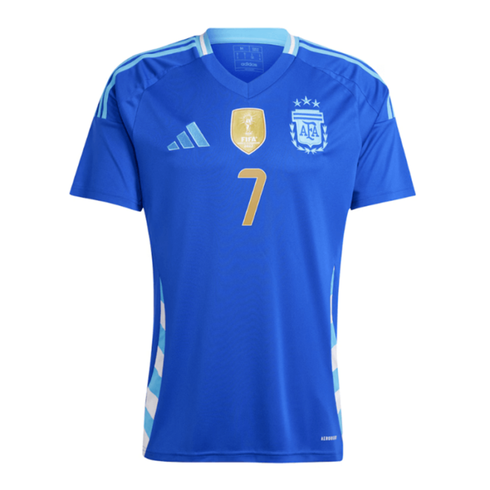 Argentina 2024 Copa America Away Shirt with DE PAUL - 图片 2