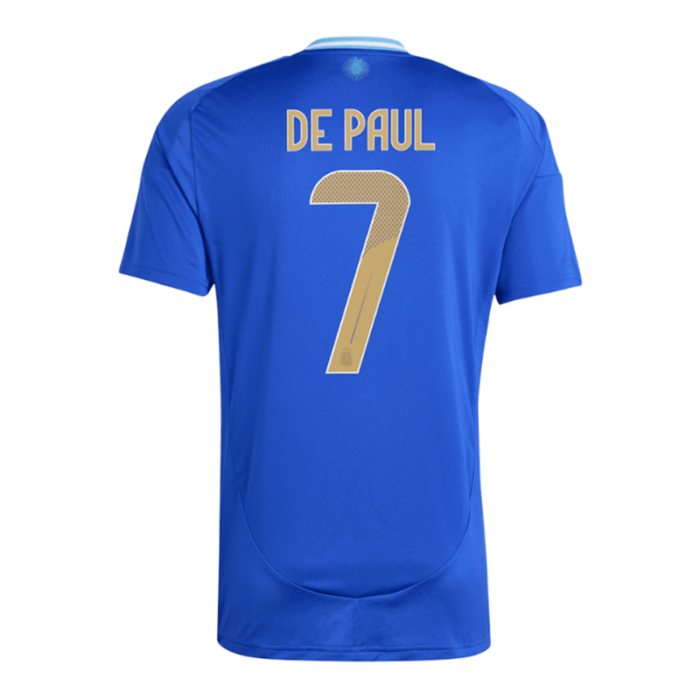 Argentina 2024 Copa America Away Shirt with DE PAUL - 图片 3