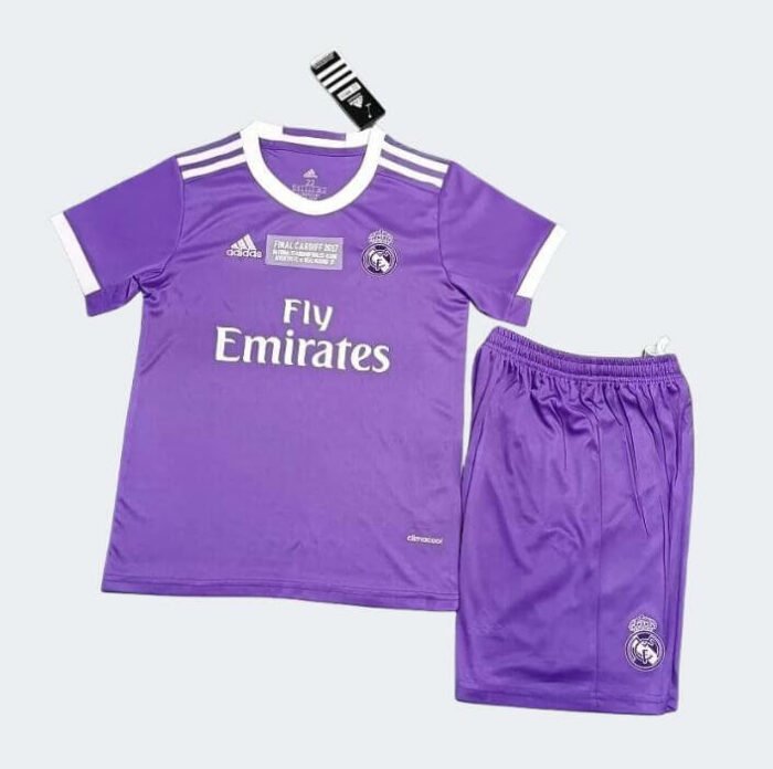 Real Madrid Retro Kits 16/17 Away Kids Kits