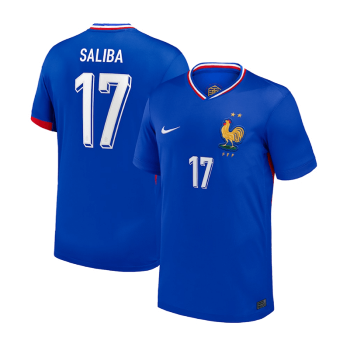 France 2024 Euro Cup Home Shirt with SALIBA