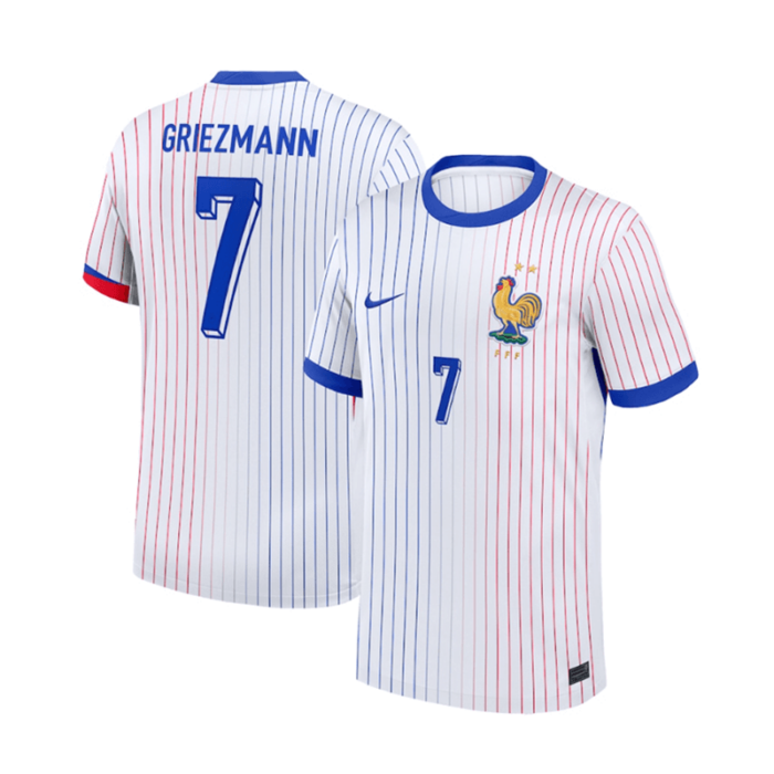 France 2024 Euro Cup Away Shirt with GRIEZMANN