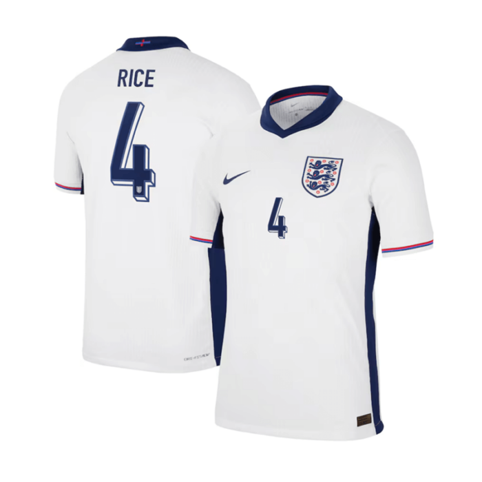 England 2024 Euro Cup Home Shirt with Rice