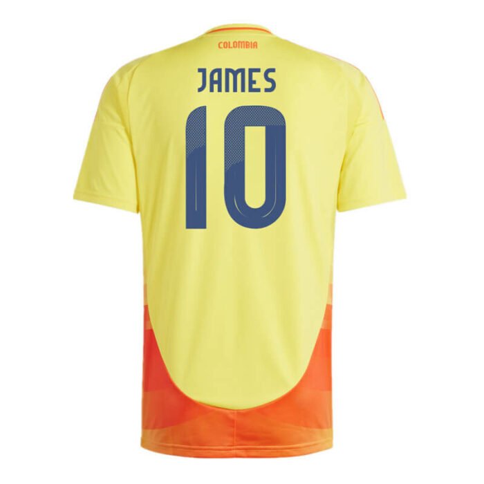 Colombia 2024 Copa America Home Shirt with JAMES