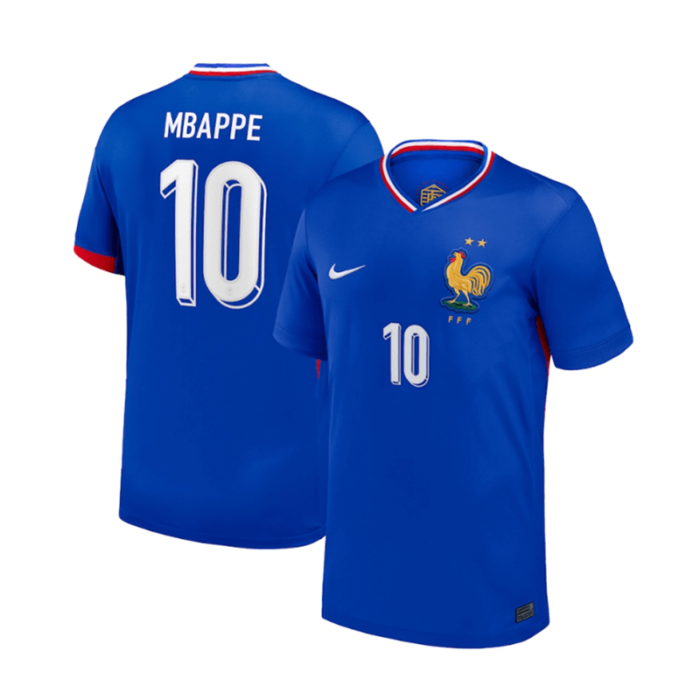 France 2024 Euro Cup Home Shirt with MBAPPE