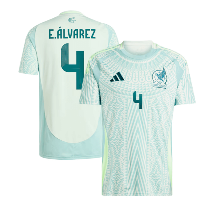 Mexico 2024 Copa America Away Shirt with ALVAREZ