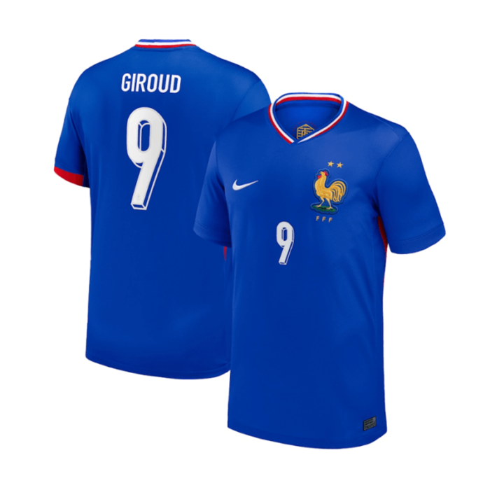 France 2024 Euro Cup Home Shirt with GIROUD