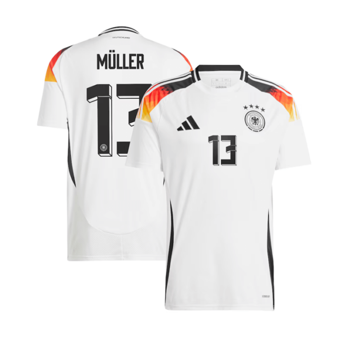 Germany 2024 Euro Cup Home Shirt with MÜLLER