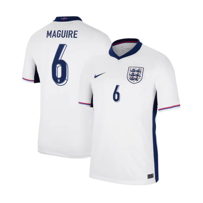 England 2024 Euro Cup Home Shirt with Maquire