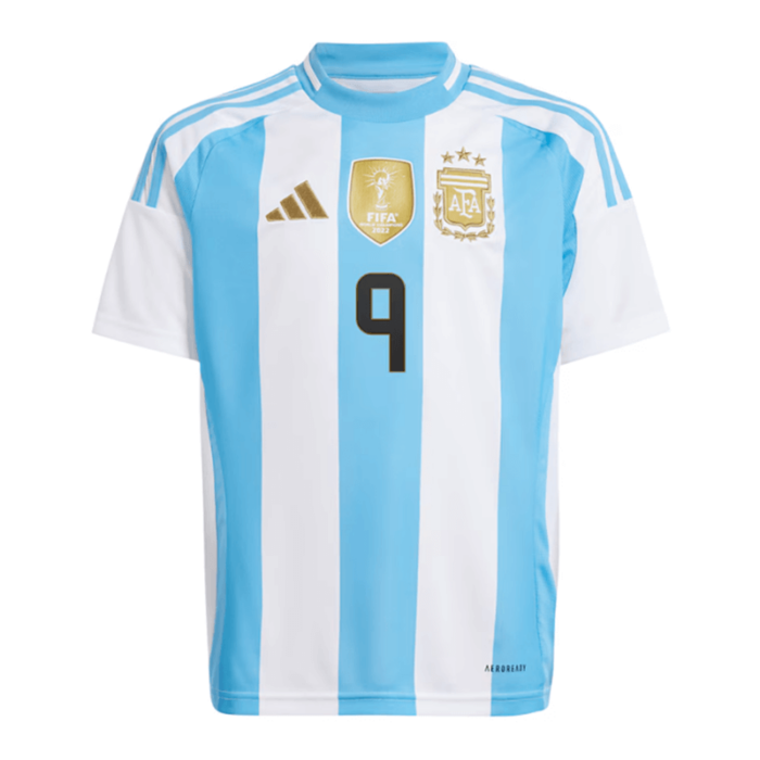Argentina 2024 Copa America Home Shirt with J.ALVAREZ - 图片 2