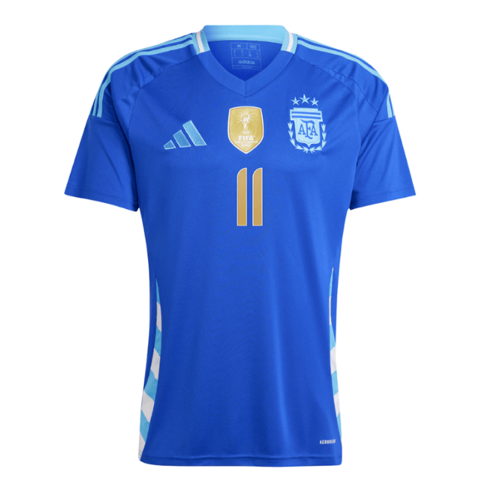 Argentina 2024 Copa America Away Shirt with DI MARIA - 图片 2