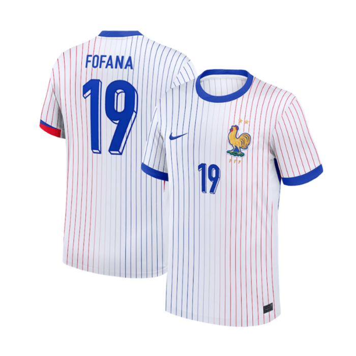 France 2024 Euro Cup Away Shirt with FOFANA