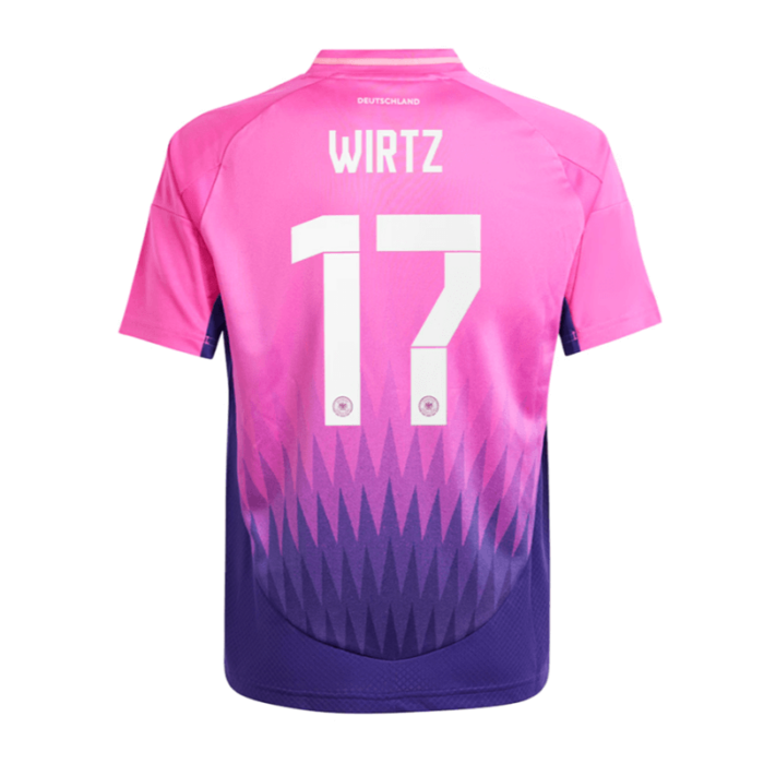Germany 2024 Euro Cup Away Shirt with WIRTZ - 图片 3