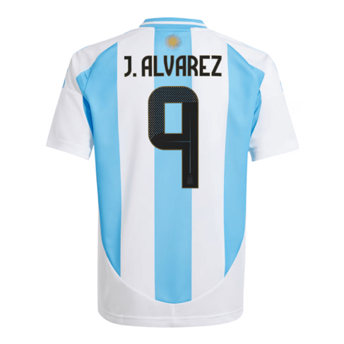 Argentina 2024 Copa America Home Shirt with J.ALVAREZ - 图片 3
