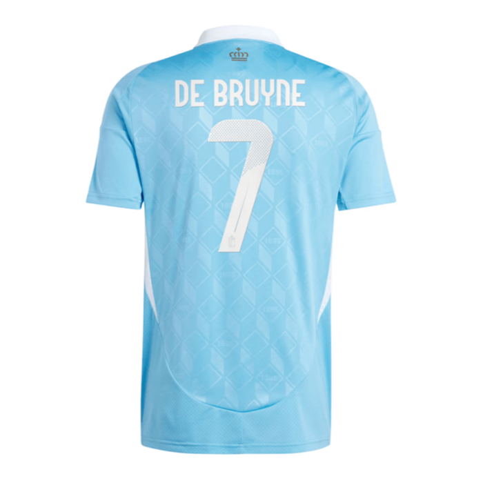 Belgium 2024 Euro Cup Away Shirt with DE BRUYNE