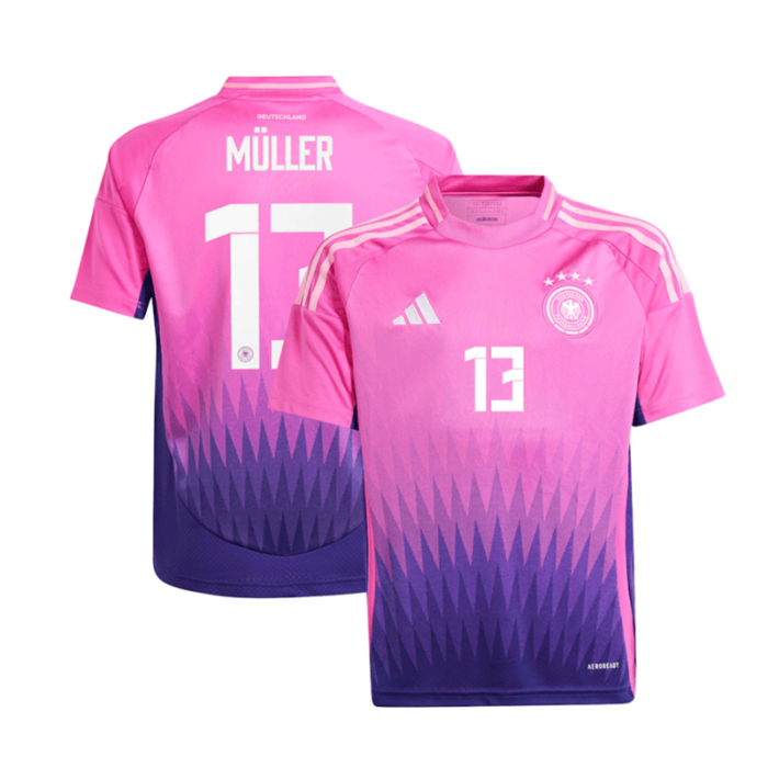 Germany 2024 Euro Cup Away Shirt with MÜLLER