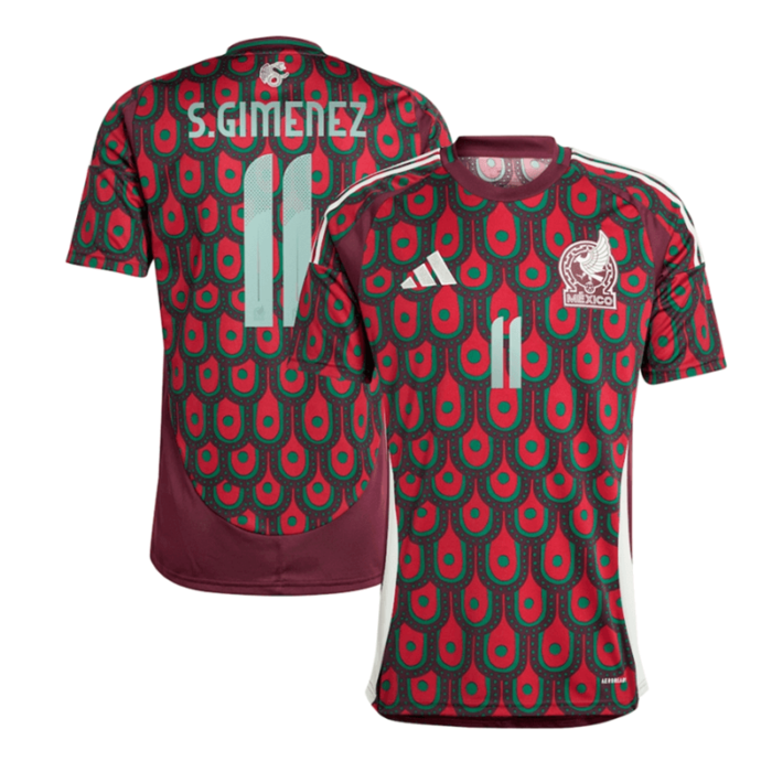 Mexico 2024 Copa America Home Shirt with S.GIMENEZ