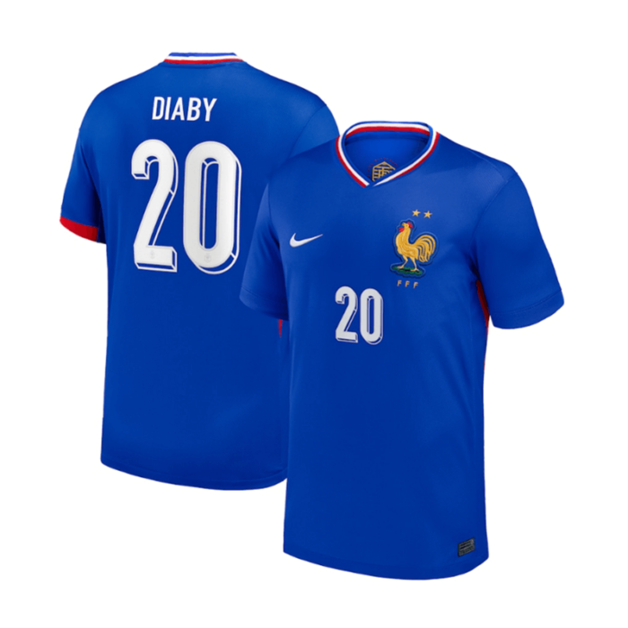 France 2024 Euro Cup Home Shirt with DIABY