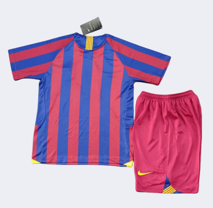 Barcelona Retro Kits 2005/06 Home Kids Kits - 图片 2