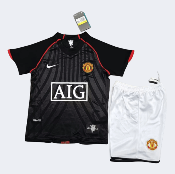 Man U Retro Kits 2007/08 Away Kids Kits