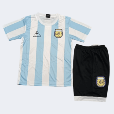 Argentina Retro Kits 1986 Home Kids Kits