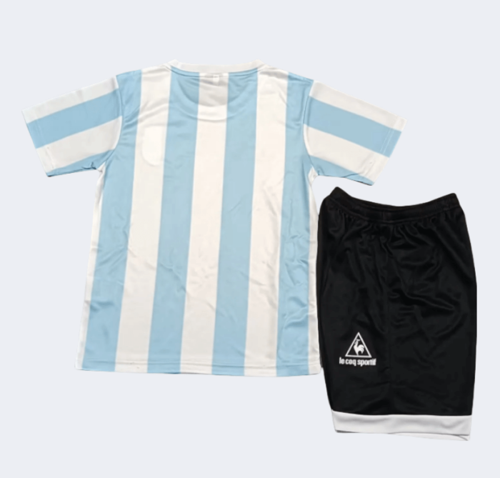 Argentina Retro Kits 1986 Home Kids Kits - 图片 2