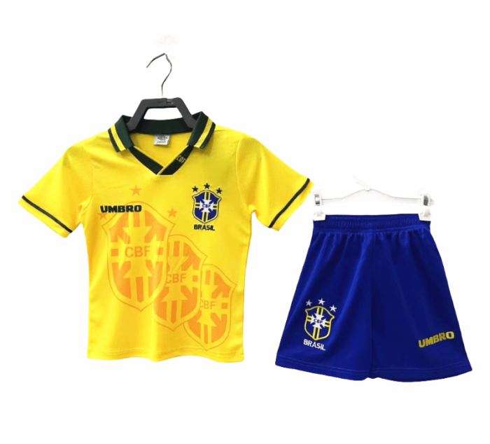Brazil Retro Kits 1994 Home Kids Kits