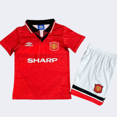 Man United Retro Kits 1994/96 Home Kids Kits