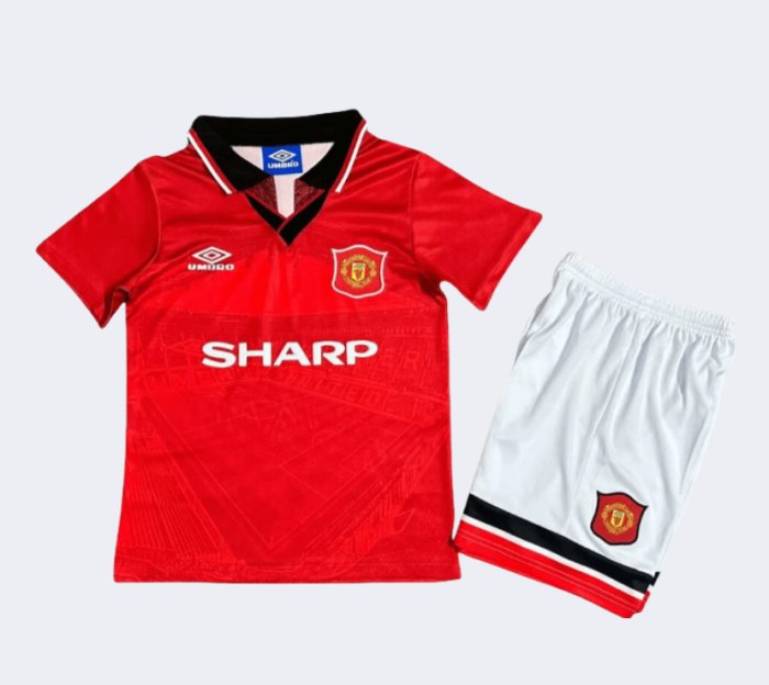 Man United Retro Kits 1994/96 Home Kids Kits