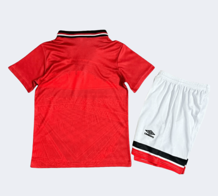 Man United Retro Kits 1994/96 Home Kids Kits - 图片 2