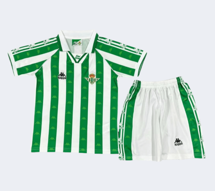Real Betis Retro Kits 1995/97 Green Kids Kits