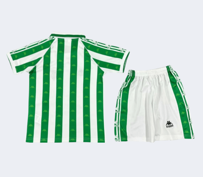 Real Betis Retro Kits 1995/97 Green Kids Kits - 图片 2