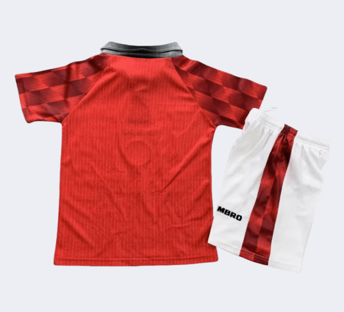 Man United Retro Kits 1996/98 Home Kids Kits - 图片 2