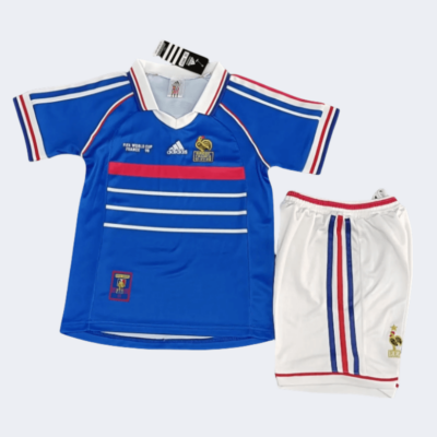 France Retro Kits 1998 Home Kids Kits