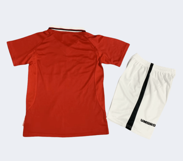Man United Retro Kits 1999/2000 Home Kids Kits - 图片 2