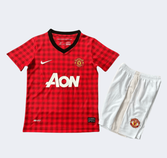 Man United Retro Kits 2000/2002 Home Kids Kits