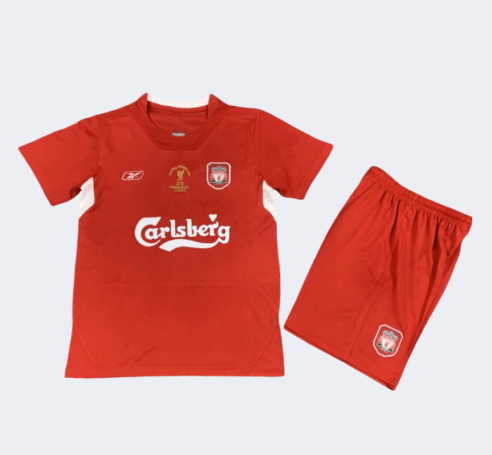 Liv. Retro Kits 2004/2005 Home Kids Kits