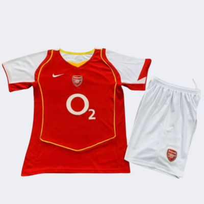 Arsenal 2004/2005 Retro Home Kids Kits