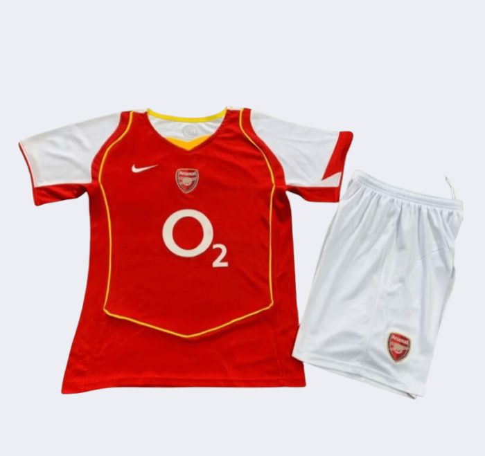 Arsenal 2004/2005 Retro Home Kids Kits