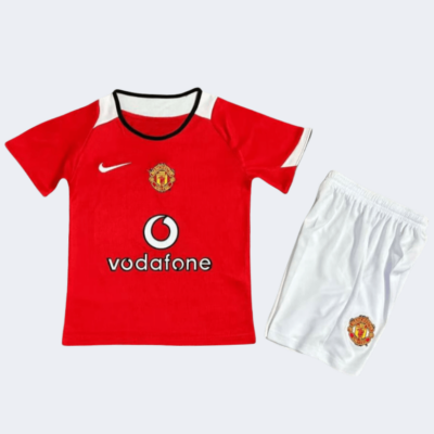Man United Retro Kits 2004/2006 Home Kids Kits