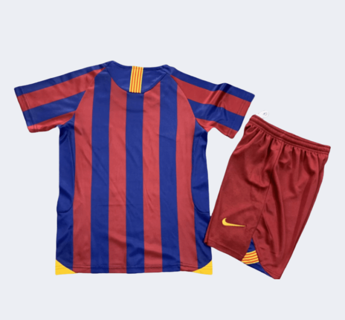 Barcelona 2005/2006 Retro Home Kids Kits - 图片 2