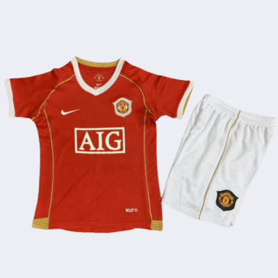 Man United Retro Kits 2006/2007 Home Kids Kits