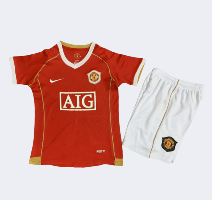 Man United Retro Kits 2006/2007 Home Kids Kits