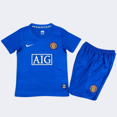 Man United Retro Kits 2008/2009 Third Kids Kits
